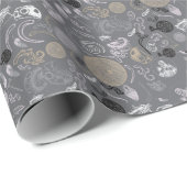 Papier Cadeau Primitif de Viking (Coin rond)