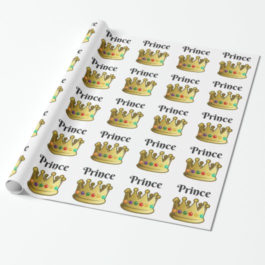 Papier Cadeau Prince (Déroulé)
