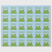 Papier Cadeau Prince de grenouille (Plat)