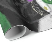 Papier Cadeau Prince de grenouille - Baiser (Coin rond)