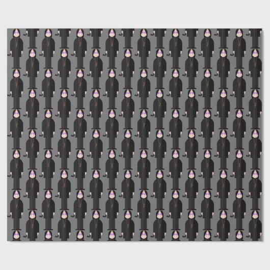 Papier Cadeau Prince of Darkness – Rock Legend Pattern Wrapping (Plat)