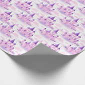 Papier Cadeau Princess Castle Motif sans surveillance (Coin)