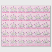 Papier Cadeau Princesse (Plat)