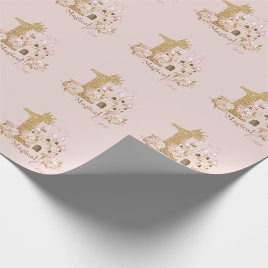 Papier Cadeau Princesse 1er anniversaire (Coin)