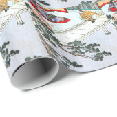 Papier Cadeau Princesse asiatique (Coin rond)