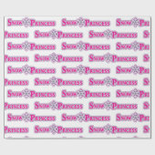 Papier Cadeau Princesse des neiges (Plat)