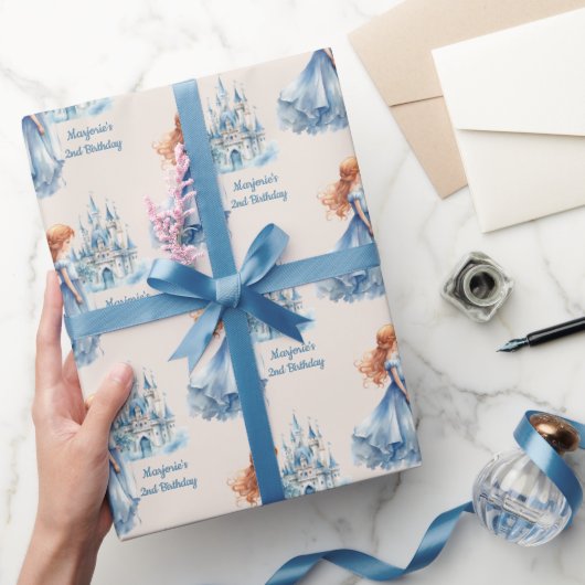 Papier Cadeau Princesse et Château (Cadeaux)