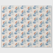 Papier Cadeau Princesse et Château (Plat)