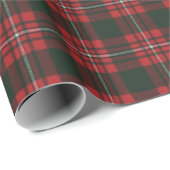 Papier Cadeau Princesse Margaret Rose Tartan écossais moderne (Coin rond)