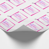 Papier Cadeau Princesse Word Art (Coin)