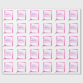 Papier Cadeau Princesse Word Art (Plat)