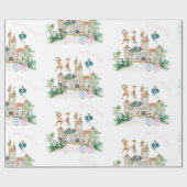 Papier Cadeau Princesses, Chevaliers et Dragons Fairy Tale Anniv (Plat)