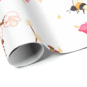 Papier Cadeau printemps (Coin rond)