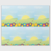 Papier Cadeau Printemps (Plat)