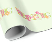 Papier Cadeau Printemps (Coin rond)