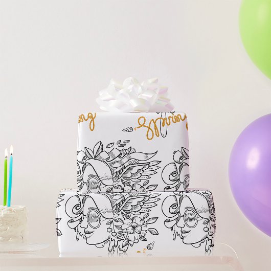 Papier Cadeau Printemps