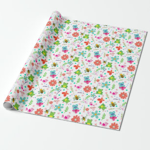 Papier Cadeau Printemps dans le jardin