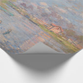 Papier Cadeau Printemps sur la Seine par Claude Monet (Coin)