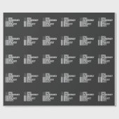 Papier Cadeau Pro Democracy Anti Project 2025 Trump républicain (Plat)