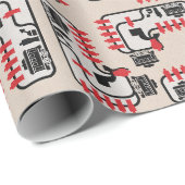 Papier Cadeau Problème De Trolley - Homme Gras Sur Le Pont (Coin rond)