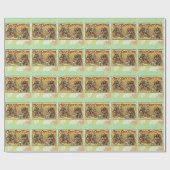 Papier Cadeau Procession cirque (Plat)