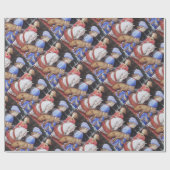 Papier Cadeau Procession de Magus Melchior, Cheval, Chat sauvage (Plat)