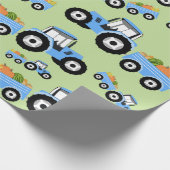 Papier Cadeau Production de Camion Blue Tracteur (Coin)