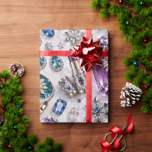 Papier Cadeau Produits de beauté Sapphire Jewel Noël