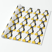 Papier Cadeau Produits de Linux Tux (Déroulé)
