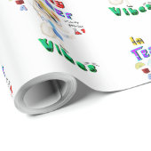 Papier Cadeau Professeur (Coin rond)