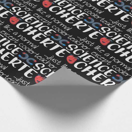 Papier Cadeau Professeur de sciences (Coin)
