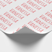 Papier Cadeau Professional classical calligraphy name custom red (Coin)