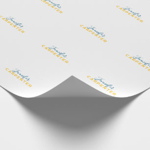 Papier Cadeau Professionnel élégant moderne minimaliste uni