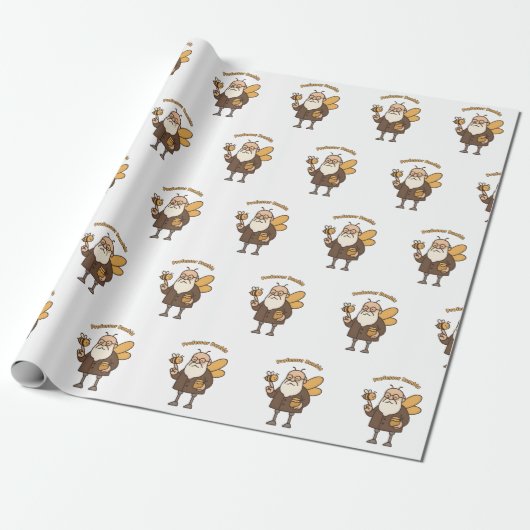 Papier Cadeau Professor Bumble Gift Wrap (Déroulé)