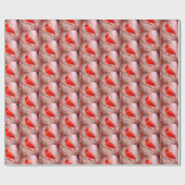 Papier Cadeau Profil de crête cardinal (Plat)