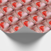 Papier Cadeau Profil de crête cardinal (Coin)