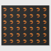 Papier Cadeau Profil éléphant Éclipse solaire (Plat)