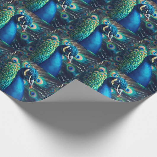 Papier Cadeau Profil Peacock (Coin)