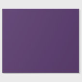 Papier Cadeau Profond Violet Lavande Pop De Couleur (Plat)