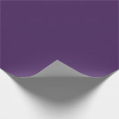 Papier Cadeau Profond Violet Lavande Pop De Couleur (Coin)