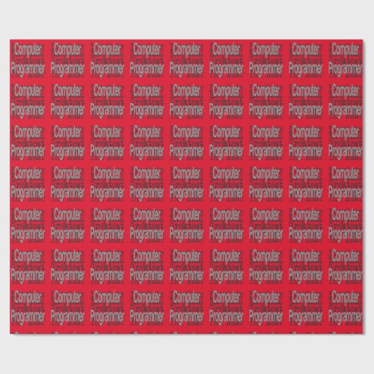 Papier Cadeau Programmateur informatique Extraordinaire (Plat)