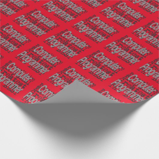 Papier Cadeau Programmateur informatique Extraordinaire (Coin)