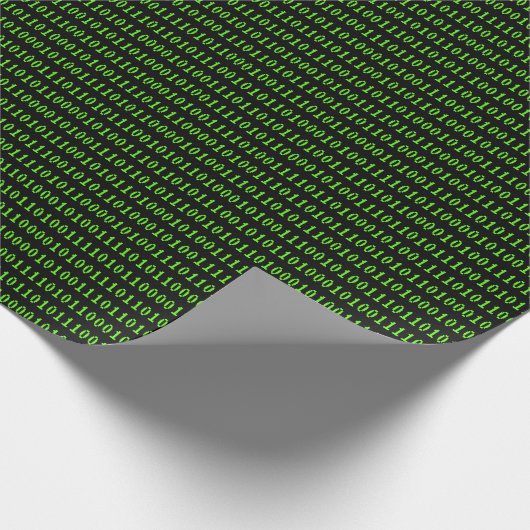 Papier Cadeau Programme d'ordinateur rétroprogrammeur de code bi (Coin)