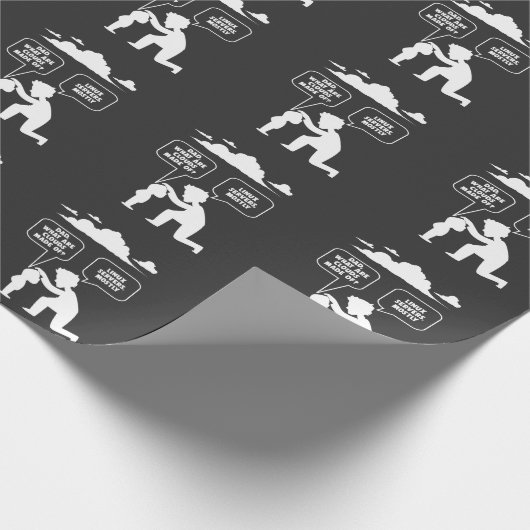 Papier Cadeau Programmeur informatique développeur Linux Nerd (Coin)
