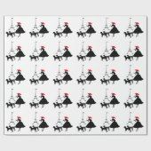 Papier Cadeau Promenade avec des chiens (Plat)