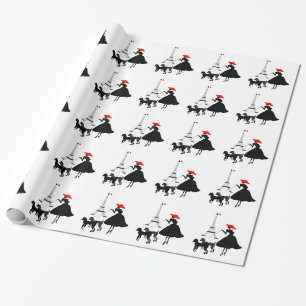Papier Cadeau Promenade avec des chiens