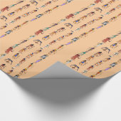 Papier Cadeau Promenade comme un Egyptien (Coin)