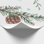 Papier Cadeau Promenade d'hiver (Coin)