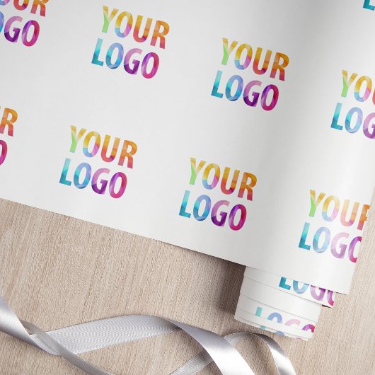 Papier cadeau promotionnel avec logo d'entreprise 