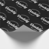 Papier Cadeau Promu À Daddy Est. 2024 I (Coin)